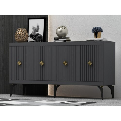 Dulap Midas Anthracite and Gold