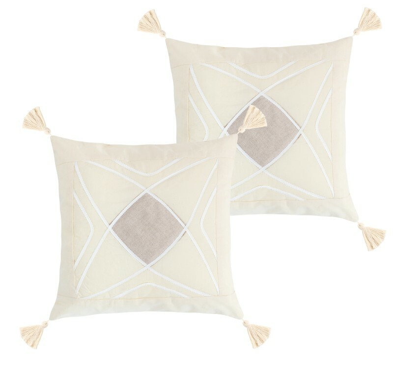 Bellatex Bavlněn&eacute; povlaky na pol&scaron;t&aacute;ř Peru Diamant, 40 &times; 40 cm, 2 ks