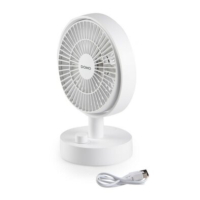 DOMO DO8151 stolní USB aku ventilátor s oscilací