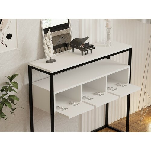 Guarda Biely a čierny odkladací stolík