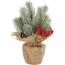 Decorațiune de Crăciun în iută Winter Spruce, 9 x 26 cm, mix de decoruri