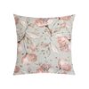 Bellatex Kissen Adéla Lilie lachs, grau, 40 x 40 cm