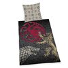 Lenjerie de pat din bumbac Herding Game ofThrones, 135 x 200 cm, 80 x 80 cm