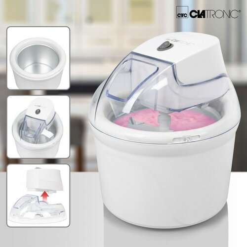 Clatronic ICM 3764 fagylaltkészítő, fehér színű