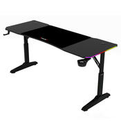 Herní stůl E-TRACER 160 RGB s manuálně nastavitelnou výškou a podsvícením