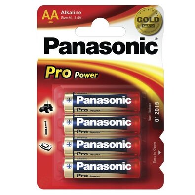 Set de baterii Panasonic LR6PPG/4BP Pro PowerGold, 4 buc