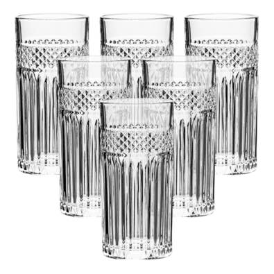 Altom Set mit hohen Gläsern Greta 360 ml, 6 Stück
