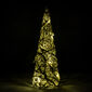 Zasněžený dekorativní LED kužel Tree, 40 cm