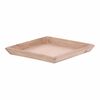 Drewniana taca Riaza brązowa, 26 x 26 x 3 cm