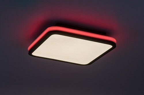 Rabalux 71399 funkčné stropné LED svietidlo Serkan43W, čierne/biele