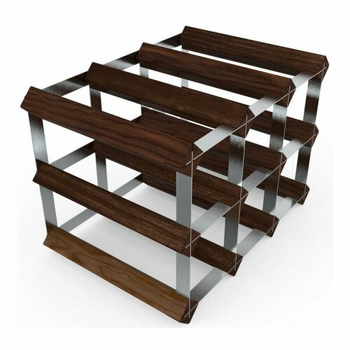 RTA Stojan za 9 steklenic vina, temna borovnica