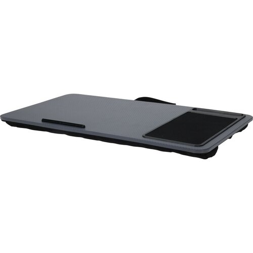 Masă laterală pentru laptop, gri , 57,5 x 4 x 30,5cm, MDF