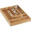 Besteckkasten aus Bambus, 43 x 31 x 4,8 cm