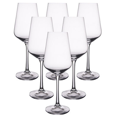 Crystalex 6-delni set kozarcev za belo vinoSANDRA, 0,35 l