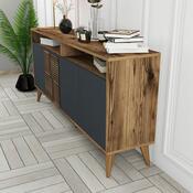 Skříňka Milan Walnut and Anthracite
