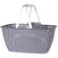 Einkaufskorb Rattan 43 x 21,5 cm, grau