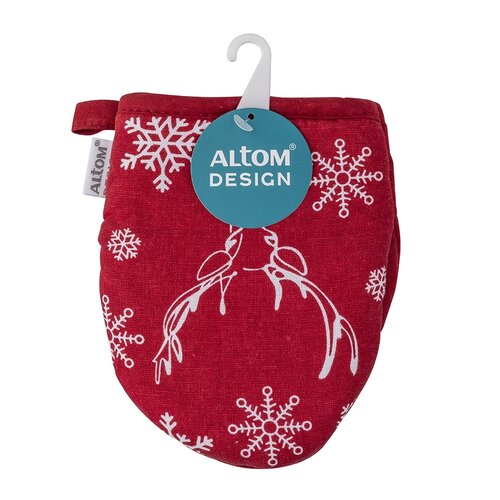 Altom Konyhai kesztyű Winter Dreams piros, 13 x 16cm