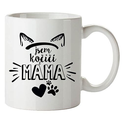 Produktové foto Bohemia Gifts Keramický hrnek - Jsem kočičí máma, 350 ml