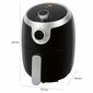 Clatronic FR3769 H forrólevegős fritőz, 1,8 l