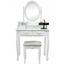 Schminktisch mit Hocker Emilie, 143 x 74 x 40 cm