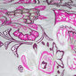 Cuvertură de pat Laissa roz, 160 x 220 cm