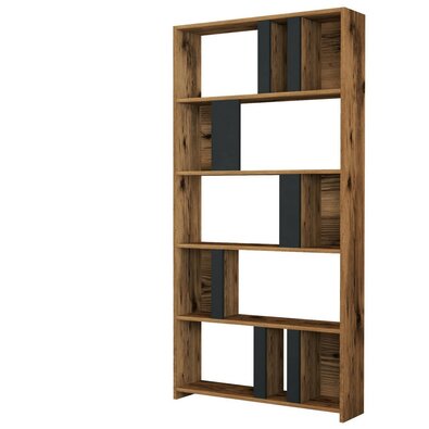 Bibliotecă Lima Anthracite and Walnut