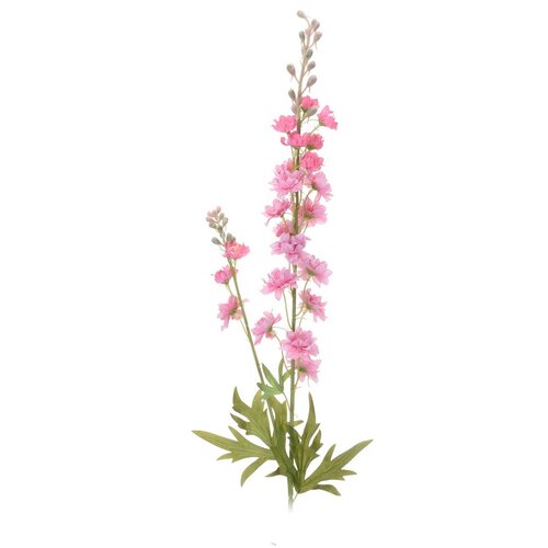 Umělá květina Delphinium světle růžová, 85 cm