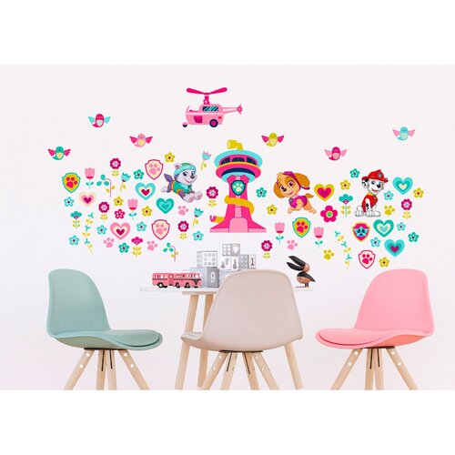 Samoprzylepna dekoracja Paw Patrol Be Happy, 65 x85 cm