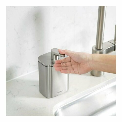 Dispenser de săpun și dezinfectant Simplehuman Pulse 473 ml, oțel inoxidabil