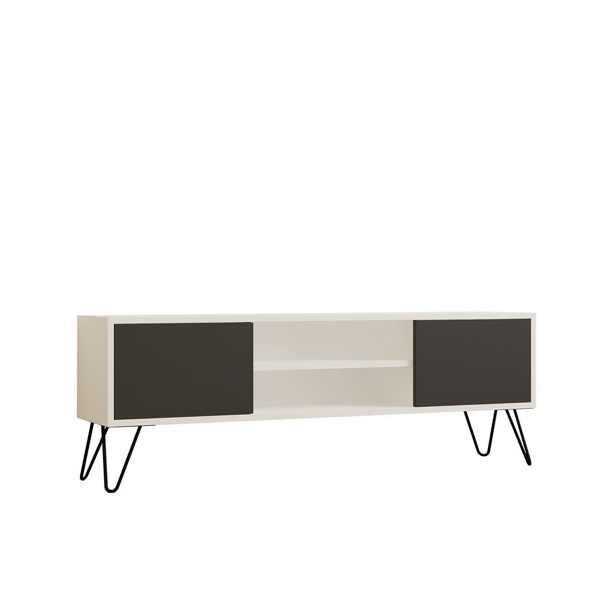 Stojan na televízor Hare White a Anthracite