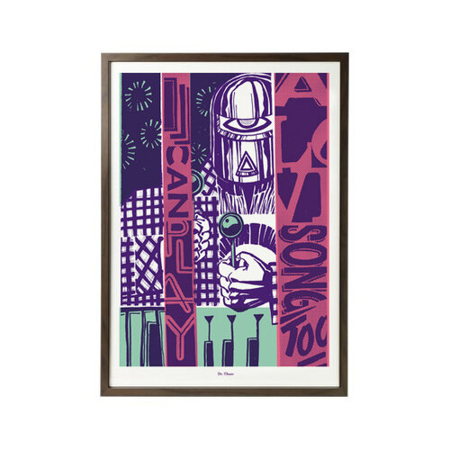 Plagát I Can Play a Love Song 50 x 70 cm, sieťotla