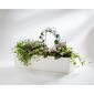 Plastia Berberis 80 önöntöző virágláda, fehér+ zöld