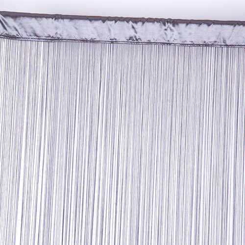 Provázková záclona Cortina do dveří šedá, 90 x 200 cm