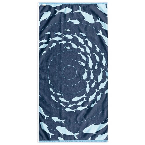 DecoKing Plažna brisača Shoal, 90 x 180 cm