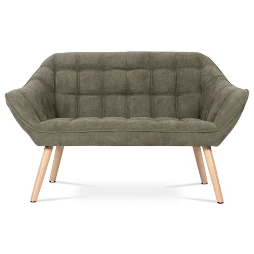 Dwuosobowa sofa AK-322 LAN2, brązowa