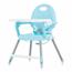 Chipolino Jedálenská stolička Bonbon 3v1 Blue, modrá