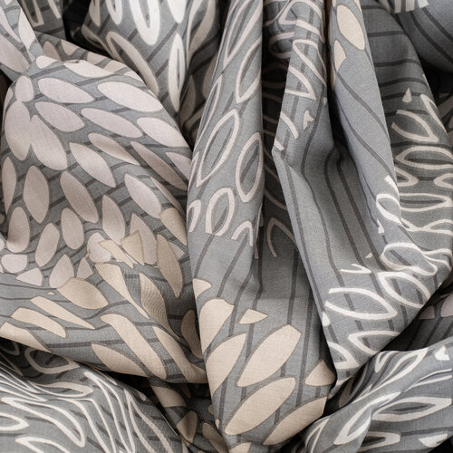 Lenjerie de pat din bumbac 4Home Grey Petals, 140x 200 cm, 70 x 90 cm