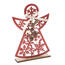 Leseni angel s snežinkami, 15,5 x 22,5 cm