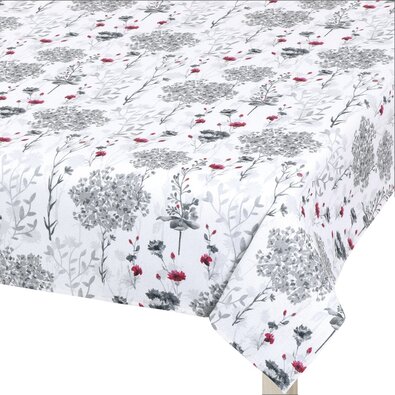 Bellatex Namizni prt DITA Větvičky siva, 120 x 180cm