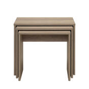 Odkládací stolek SHP Light Walnut, 3 ks