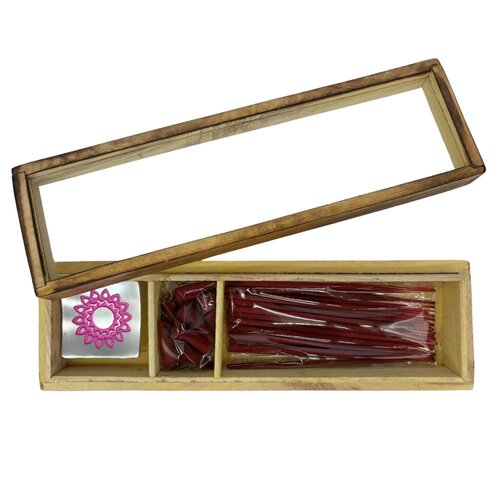 Arome Drevená darčeková súprava vonných tyčiniek, Ruža