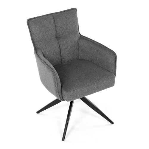 Set de scaune de sufragerie cu mecanism deîntoarcere DCH-P3170 GREY2, 2 buc.