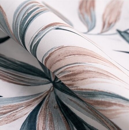 Restilo Záves Blackout Tropics modrá, 140 x 245 cm