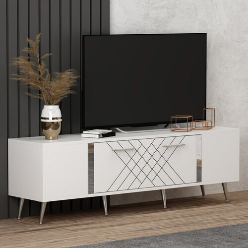 TV-Lowboard Detas White