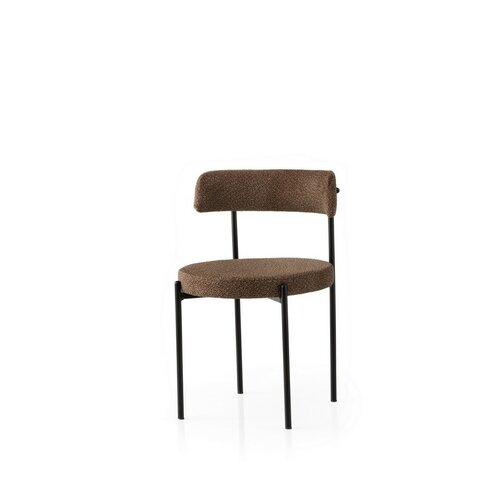 Súprava jedálenských stoličiek Gini Brown and Black, 2 ks