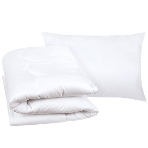 Bellatex Babydecken und Kissen Set Blüte, 90 x 135 cm, 40 x 60 cm