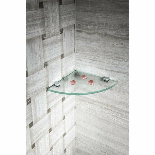 Halter für Glasablagen SAPHO XJ018 Asoffi 8 mm, Silber