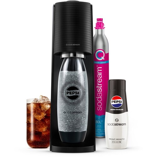 Sodastream Terra Black Pepsi Zero Mpack Producător de apă minerală