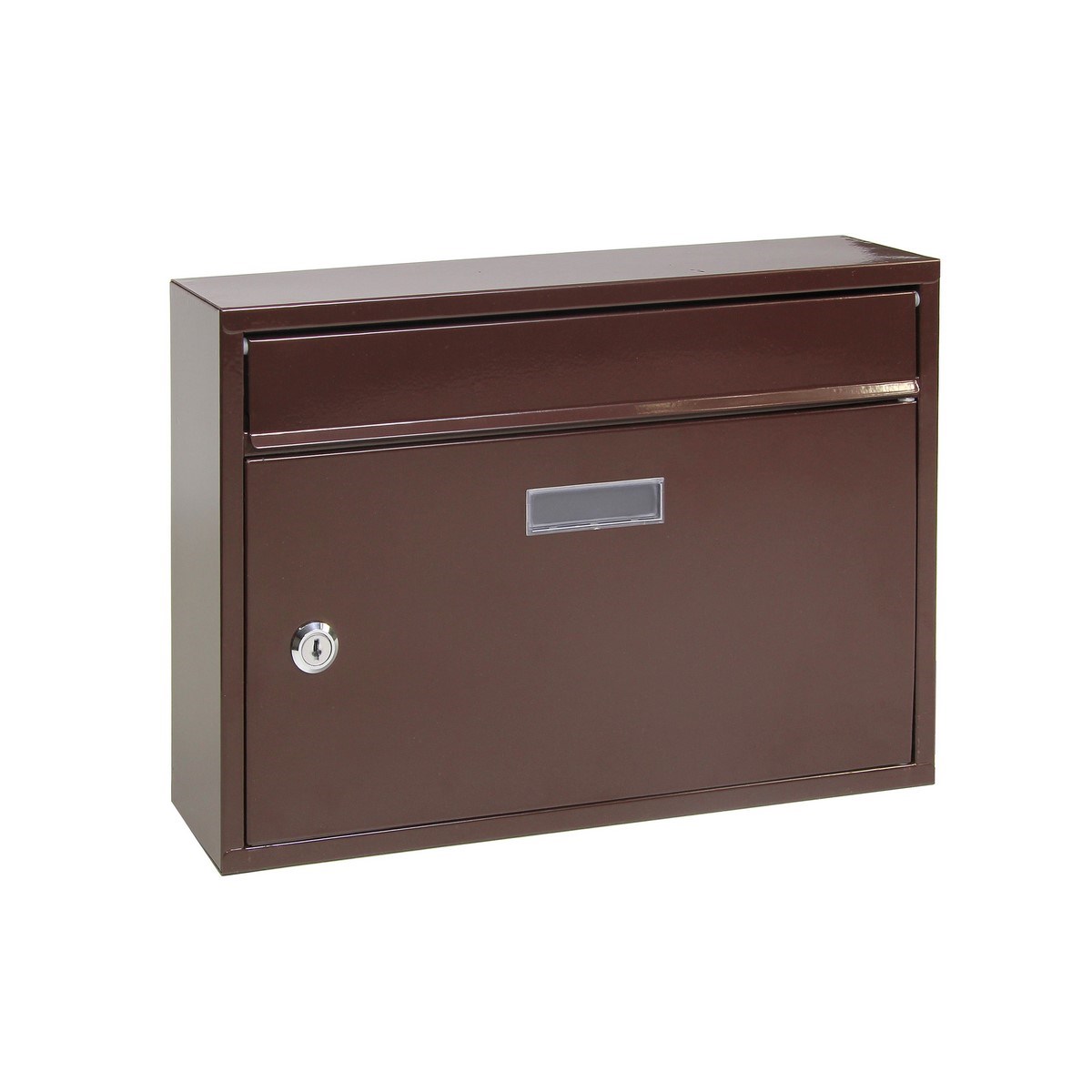 Richter Poštová oceľová schránka Terni, hnedá