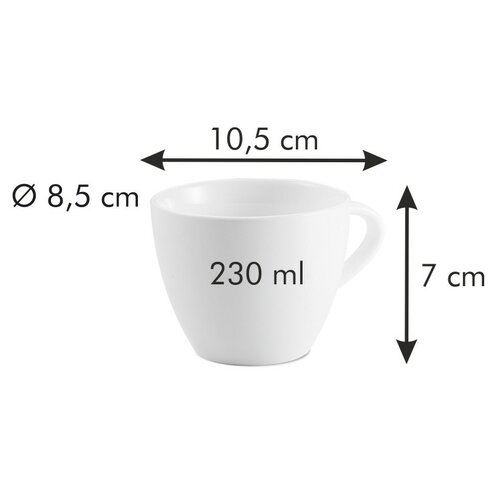 Tescoma Porcelánový šálek na cappuccino All Fit One Belly 230 ml